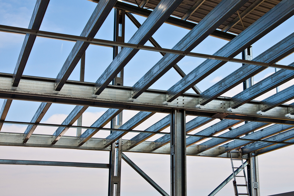 Soppalco in carpenteria metallica per magazzino